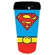 Superman Uniform 16 oz. Plastic Travel Mug